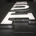 custom made light up advertising display illuminated rgb LED sign outdoor channel letters